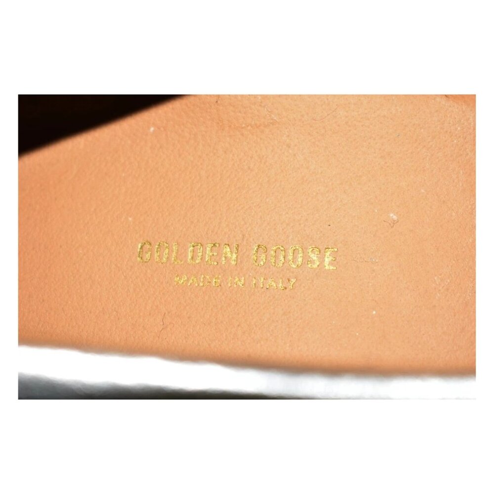 $550 GOLDEN GOOSE Jerry Loafer LEATHER SLIP ON SHOE Argento & Grigio 39 (MG8) - Picture 9 of 9